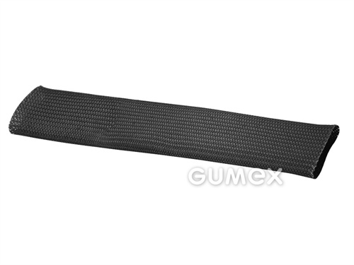 Pletený ochranný návlek CPS, rozsah 4-11mm, polyester, -50°C/+150°C, černý